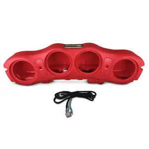 DS18 Jeep JL/JLU/JT 2024 Overhead Sound Bar Fits 4 X 8" Speakers Harness Included OEM Fit