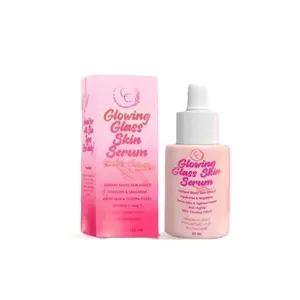 CC Glam & Beauty by Cris Cosmetics Glowing Glass Skin Serum 50ml - Instant Glass Skin Effect with Hyaluronic Acid & Vitamin C & E