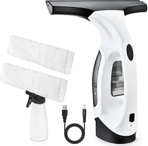 Cordless Electric Window Cleaner – Handheld Window Washer with Multi-Purpose Spray Bottle & Microfiber Cloth, Electric Cleaning Tool for Windows, Tiles, Mirror, Countertop, Car Windshield Appliances