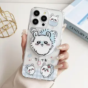 Cartoon Chiikawa Cartoon Magnetic Suction Mobile Phone Case Holder Momoka Usaki Cute Mobile Phone Holder Magnetic Suction
