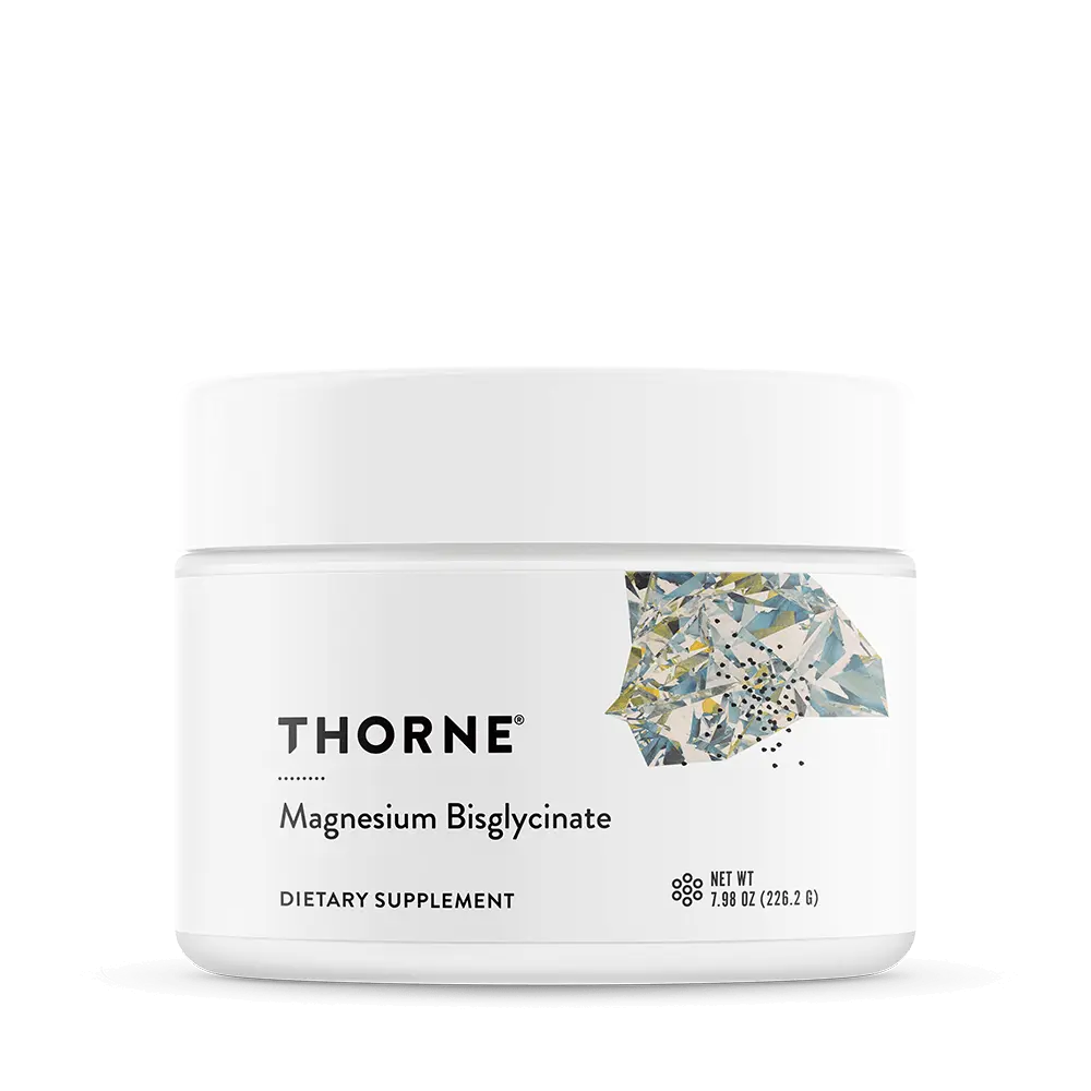Thorne's Magnesium Bisglycinate - Powdered formula that promotes restful sleep and muscle relaxation*NSF Certified for Sport
