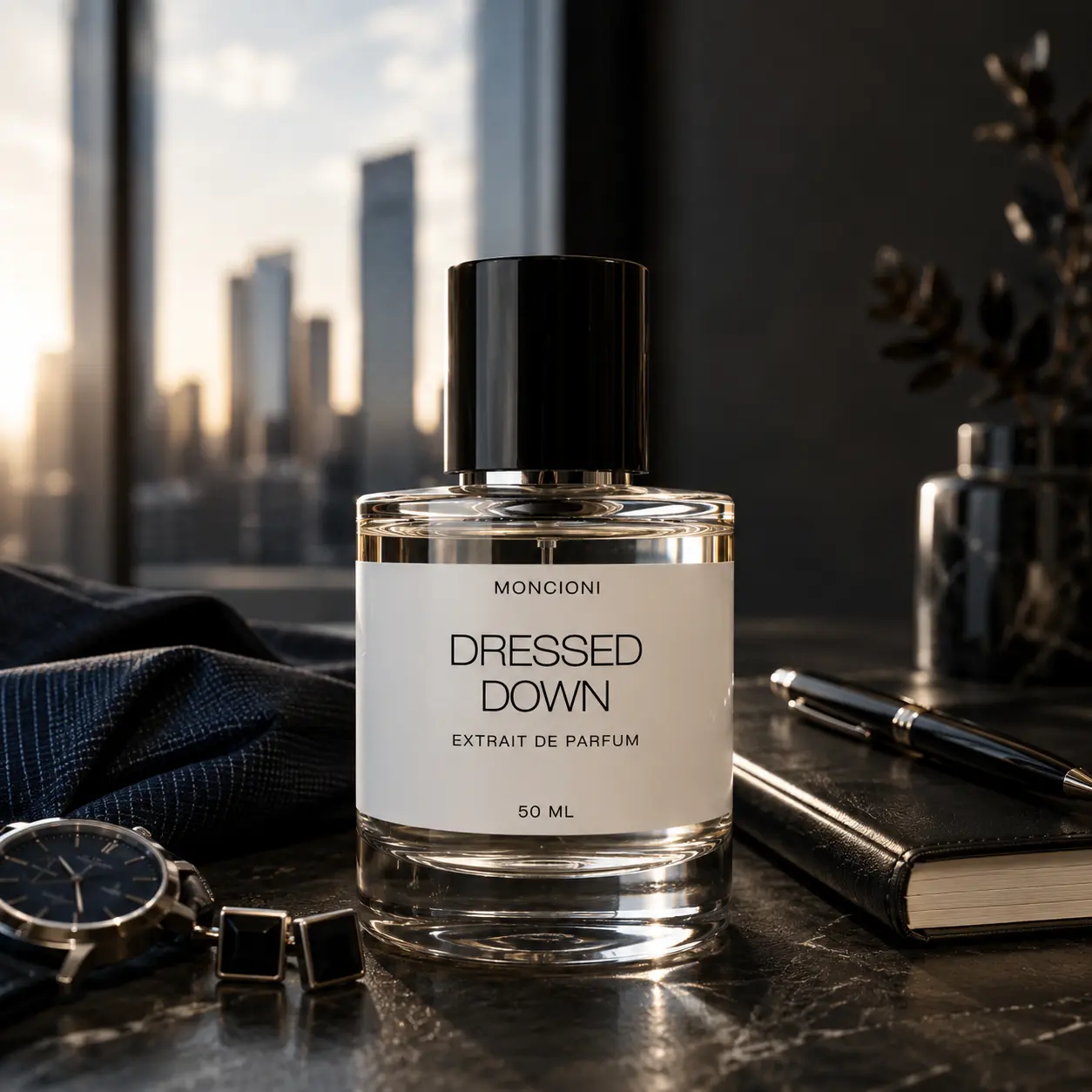 Moncioni Dressed Down Extrait de Parfum - Unisex Luxury Fragrance with Grapefruit, Incense, Ginger - Long-Lasting Designer-Inspired Niche Perfume Gift