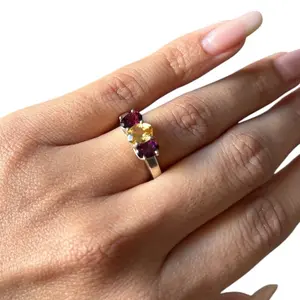 Citrine Birthstone Ring for Women - November