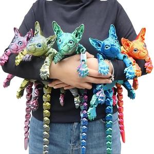 3pcs Large 3D Printed Cat, 19.96 Inches and 9.06 Inches ,ADHD, Sphynx Cats, Stress Relief Toys For Adults, 3D Printed Animals,party decoration gifts,3d fidget toys,Home Goods - Festive & Party Supplies - Party Gifts - Party Concessions summerwins