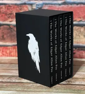 The Works of Edgar Alan Poe - 5-Volume Boxed Set - Black Spine Book Collection