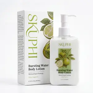 SKUPHI Water Burst Body Lotion, Lightweight Fast Absorbing Moisturizer for Dry & Sensitive Skin, Non-Greasy Hydrating Lotion, Feels Like Water, Perfect for Summer & After Sun Care, with 3 Types of Hyaluronic Acid, Vitamin B5 & E, 6.76 fl oz