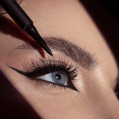 12 PCS Nabi Retractable Waterproof Black Eyeliner Pencils - Pack of 12, Precise Lines, Easy Storage, Versatile Makeup Tool Lipliner Makeup Pack Storage Cosmetic