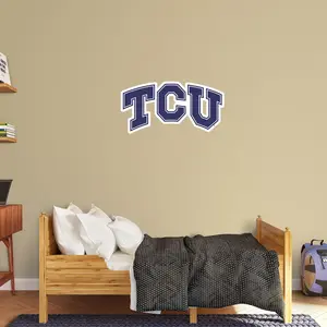 TCU Horned Frogs - RealBig Logo Collection - Official NCAA - Reusable Vinyl Wall Decals