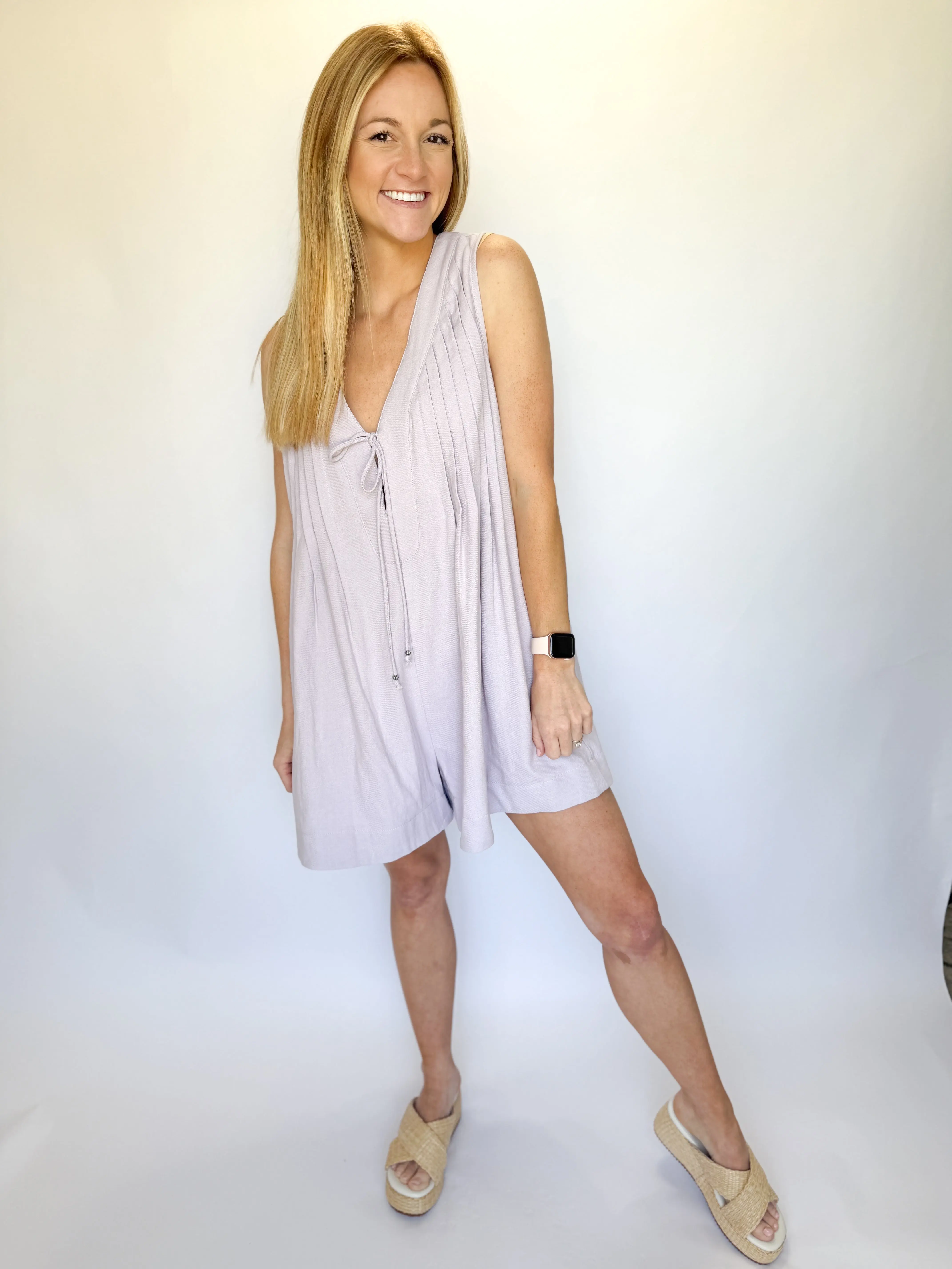 Lavender Fields Romper