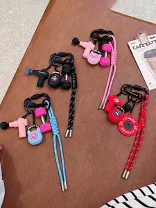 New Mini Barbell Fitness Keychain Series Figures - The Perfect Choice For Fitness Enthusiasts, Creative Pendant Decorations, Key And Backpack Chains, Surprise Gifts For Various Holiday Parties Such As New Year's And Valentine's Day.