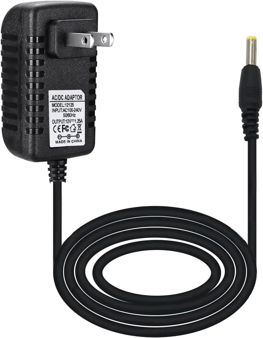 15W Power Supply for Echo Pop, Echo Spot, Echo Dot 3rd/4th/5th Gen/Kids Edition, Echo Show 5 1st/2th Gen, Fire TV Cube, 6.6Ft AC Adapter Power Cord (Black)