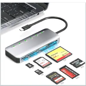 Memory Stick Pro Duo card Reader 7 in 1 Adapter USB C for S