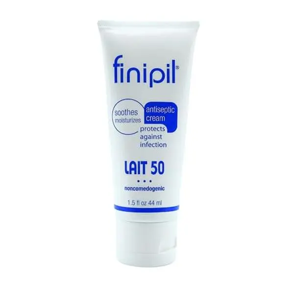 Finipil Lait 50 Antiseptic Cream – Post Hair Removal & Ingrown Hair Treatment, Cools & Soothes Skin, 1.5 Ounce