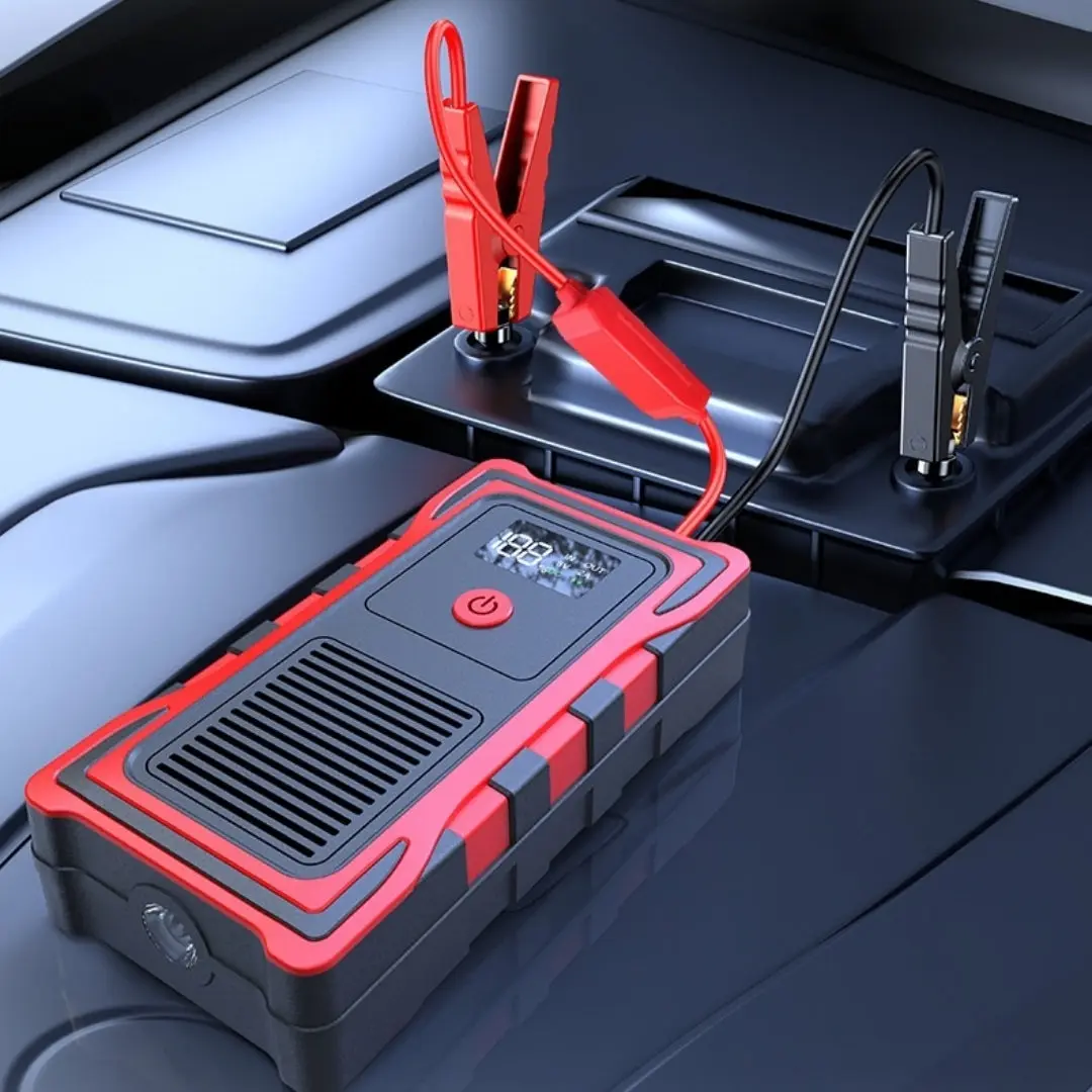 Car Emergency Jump Air Pump And Battery Charger Combo Emergency High-Current Starter
