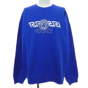 Pre-owned VERSACE Cotton Small Leather Goods Sweatshirt