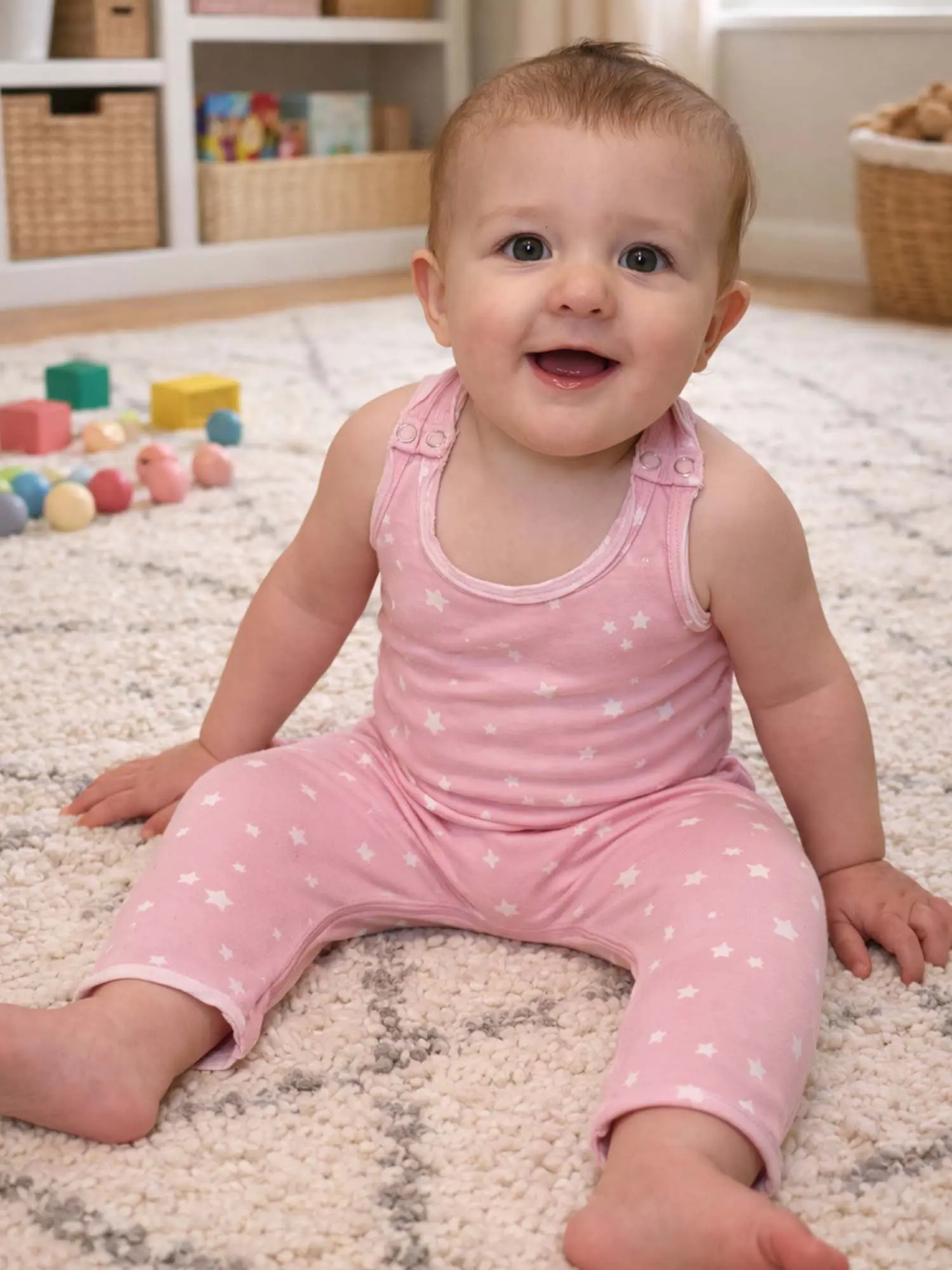 günamüna Baby Tank Romper - Sparkle