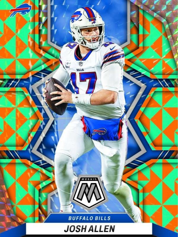 Panini X4 2025 Mosaic Football Bundle - 49 Cards Per Box, 1 stained glass jumbo card, Perfect for Collectors