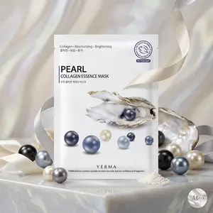 Korean Collagen Pearl Essence Mask, Skin Repair Pearl water Infusion-Brightening