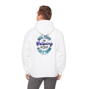 Believing in God's Plan & Timing Hoodie | Christian Faith Scripture Sweatshirt