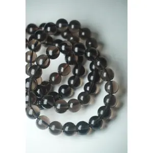 smokey quartz crystal bracelet
