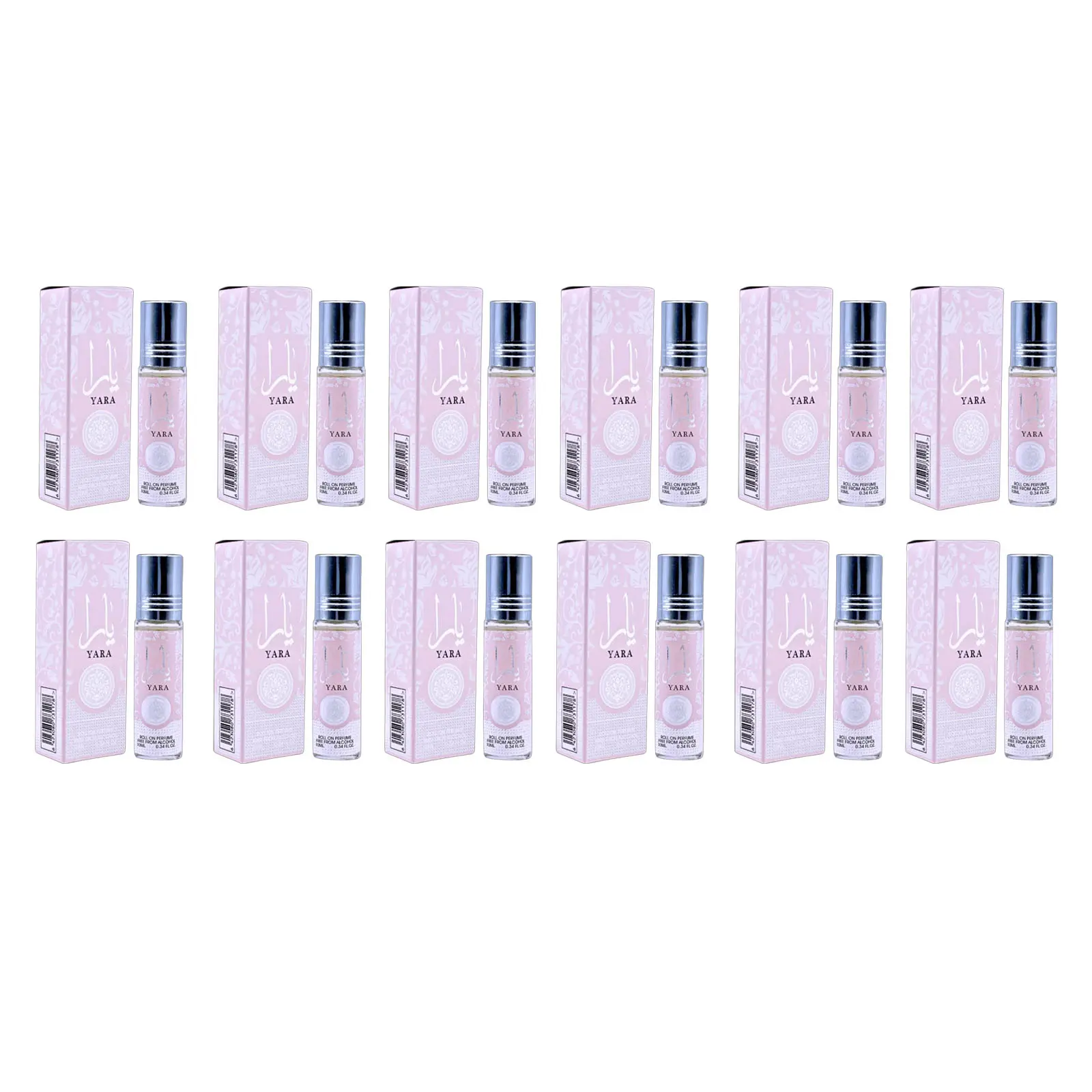 (12 Pack) Yara 10ml Perfume Oil Roll-On by Ard Al Zaafaran