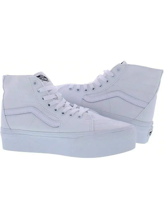 Vans Women's UA SK8-Hi Tapered Stackform Sneakers, Canvas True White