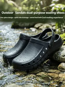 Chef Shoes Non-Slip Hole Design Health Shoe Water Shoe Fishing Rain Shoe Cool Sandal Home Nurse Surgery Room Shoe