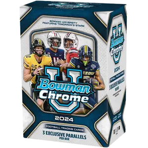 2024 Bowman Chrome U Football Value Box (7 Packs)