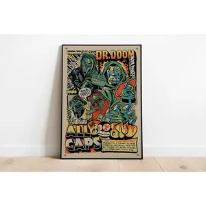 MF Doom Poster Print  Music Poster  Album Cover Poster  Wall Decor  Music Gift  Room Decor