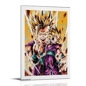 Gohan-poster Posters Music Album Cover Posters Canvas Wall Art High-Resolution Vintage Band & Artist Prints for Room
