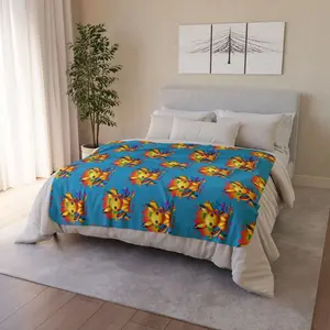 Pokiee Autism Soft Fleece Sherpa Blanket