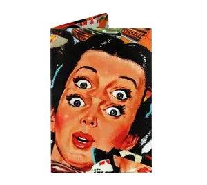 Léon Micro Wallet - Slim 1.3mm Compact Design with RFID Protection, Waterproof, Eco-Friendly, Holds 8 Cards & Cash, Artistically Designed