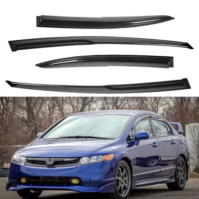 thumbnail image 2 of Front Left Fender Liner With Clips For 2006-2011 Honda Civic Coupe – Partslink HO1250106, OE Style Black Plastic 2 of 6