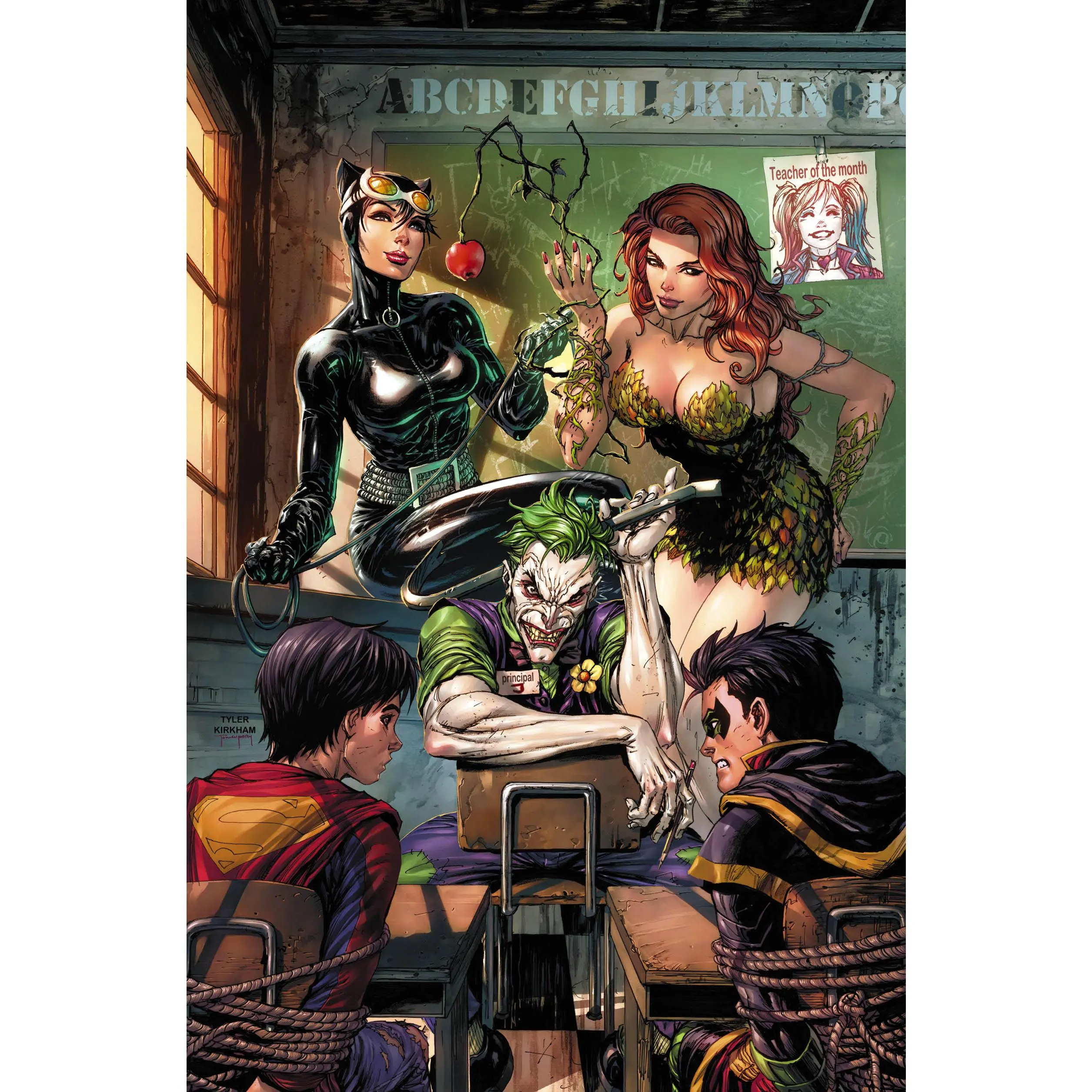 SUPER SONS #1 UNKNOWN COMICS TYLER KIRKHAM EXCLUSIVE VIRGIN
