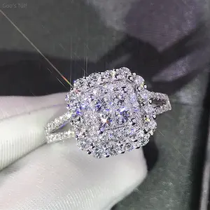Women's Micro Pave Cubic Zirconia Ring - Classic Bridal Band for Weddings, Anniversaries, Daily Wear - Timeless Inlaid Costume Jewelry