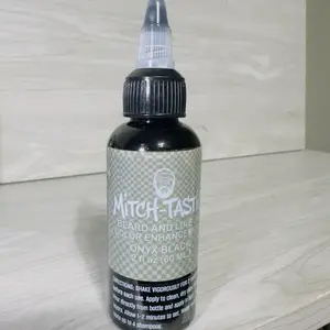 Mitch-Tastic Onyx Black Beard & Line Up Enhancer (Color Enhancement Collection) - GreedySt LLC Beauty Coloring Tool for Airgun/Spray Gun Use Only