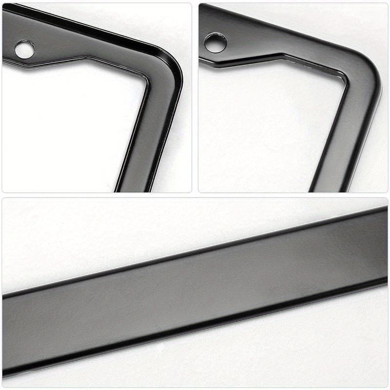 Car Licenses Plate Covers Holders Frames Purple Skulls Metal Auto Decor License Plate Frame Car Accessories with 2 Holes Universal Standard 12 x 6 inches for Women & Men