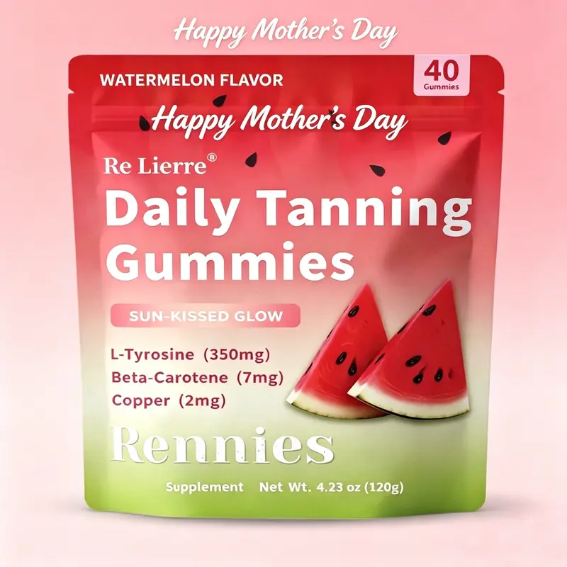 Tanning Gummies - Long-Lasting Lock Color |Daily Tanning Gummies Natural Beauty|Tanning Gummy For Women VC + VE Double Antioxidant|Tanning Gummy Strengthen The Skin Antioxidant Barrier #Summervibes