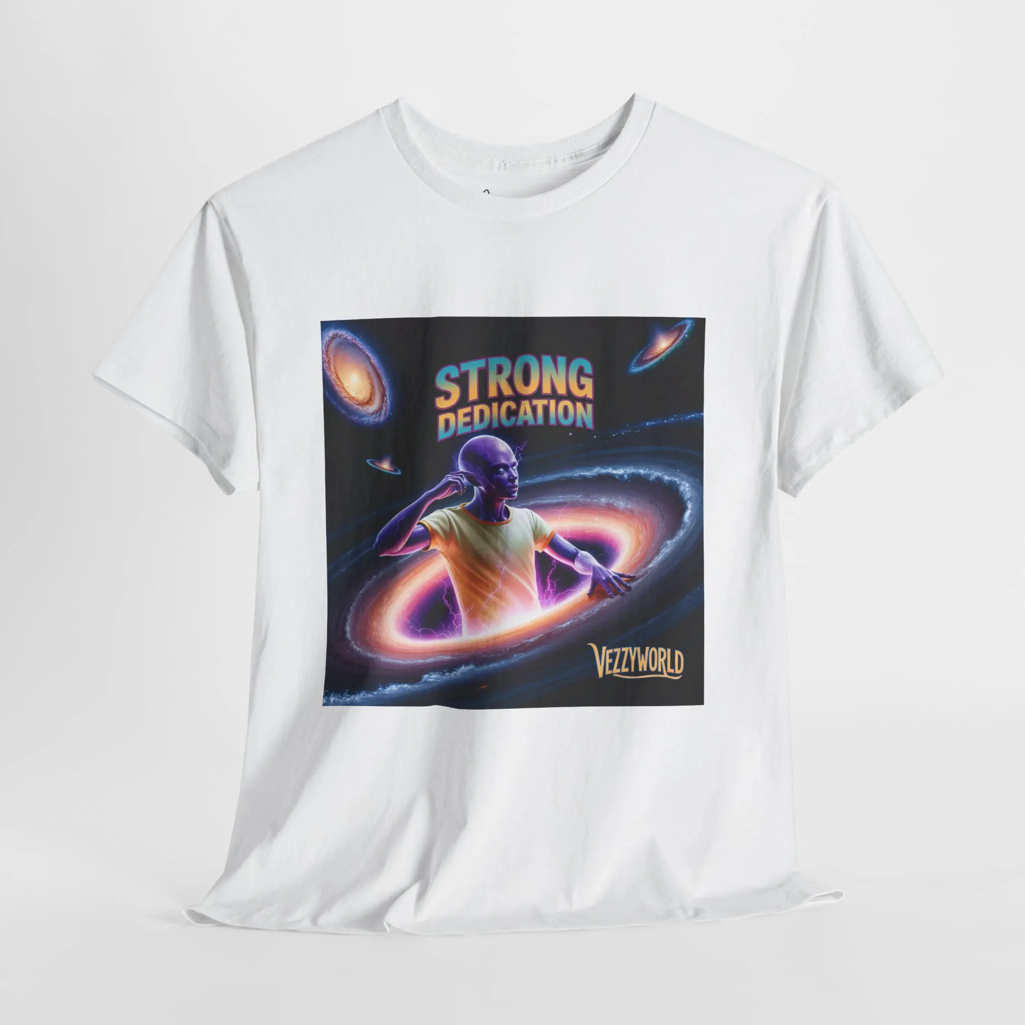 Purple Alien Superstar Strong Dedication T-Shirt | VezzyWorld