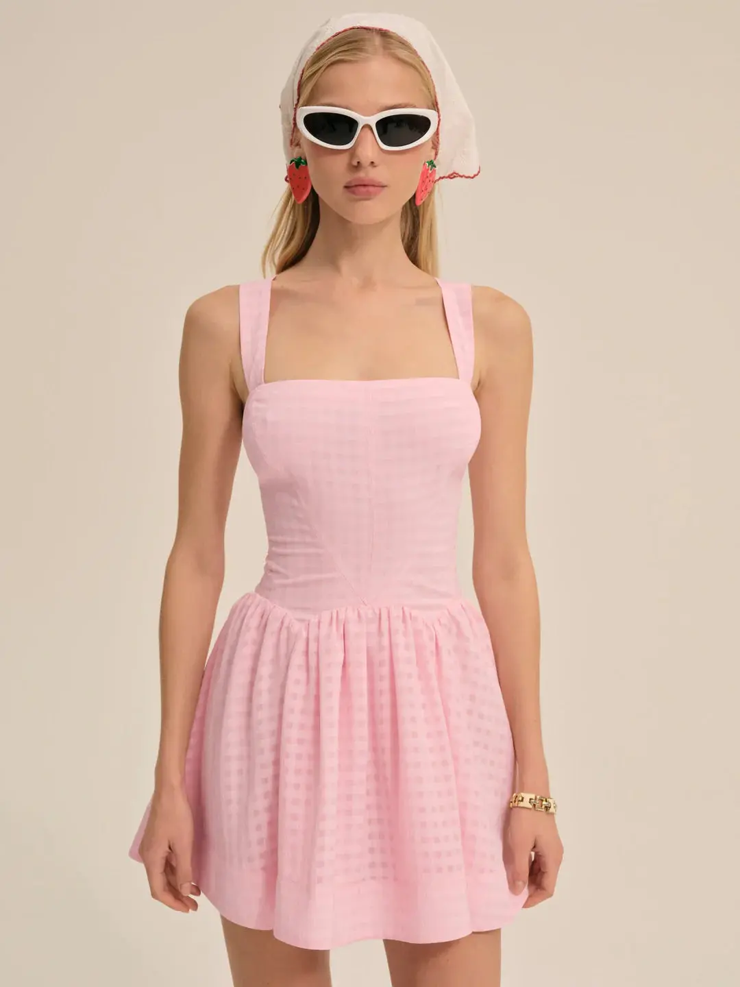Ginny Gingham Mini Dress