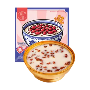 ZISHI Hong Kong Style Red Bean Double Skin Milk 165g | Ready-to-Eat Breakfast Dessert | Guangdong Specialty
