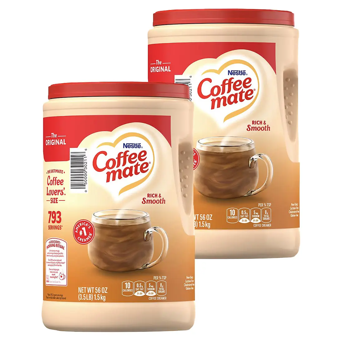 Coffee Mate The Original Powdered Coffee Creamer, 56 oz. - 2 Pack
