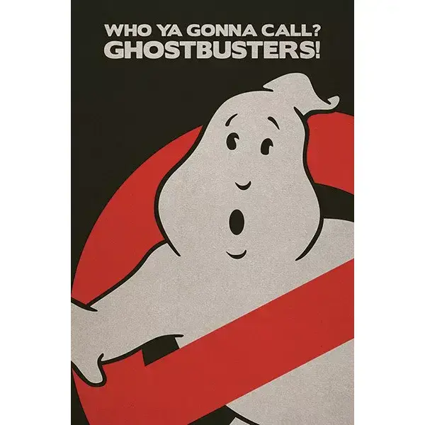 GhostBusters POSTER LOGO No Sign Dan Aykroyd Bill Murray New Never Hung Funny Poster, Fun Poster, Wall Decor