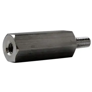 372411HMA Aluminum Male-Female Threaded Hex Standoff, 3/8" Hex Size, 1-1/2" Length, 10-32 Thread Size (Pack of 25)