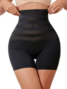 Women's High Waist Shapewear Shorts, Seamless Tummy Control Butt Lifting Shorts, High Stretch Body Shaper, High Waist Shaping, Women's Shapewear & Underwear, High Waisted Shapers, Seamless Sculpt Shortie