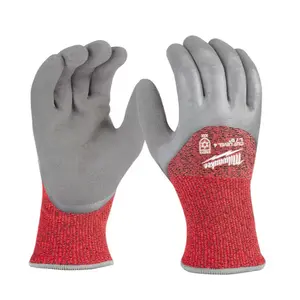 Milwaukee 48-73-9941 10 PACK Lvl 4 Cut Insulated Winter Dipped Work Gloves - M