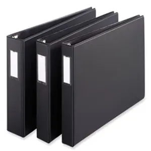 Cardinal Brands- Inc CRD12122 Slant-D Reference Binder- 3-Ring- 1-.50in. Capacity- 11in.x17in.- BK