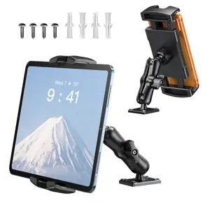 Ohlpro Truck Mount Tablet Stand, Wall or Truck iPad Holder, Compatible with 5-13 Inch Tablets, Samsung Galaxy, Kindle Fire, Car Dashboard
