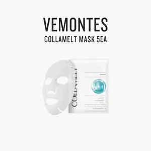 Vemontes Collamelt Mask 5ea - Korean Skincare Treatment for Smooth, Gloss, Moisture, Radiant, and Comfort