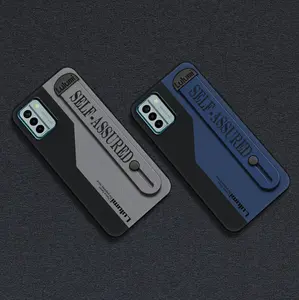 masculine Anti-knock Phone Case For Nokia G22 geometry Soft case Anti-dust Waterproof Dirt-resistant mature Durable Shockproof commerce protective Phone Holder Wristband simple